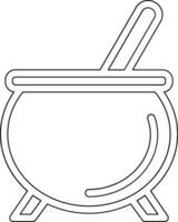 icône de vecteur de chaudron