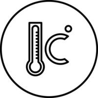 celsius vecteur icône