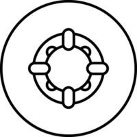 icône de vecteur de bague en caoutchouc
