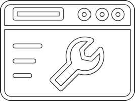 page optimisation vecteur icône