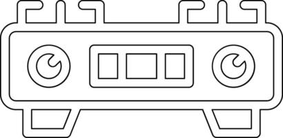 icône de vecteur de cuisinière à gaz