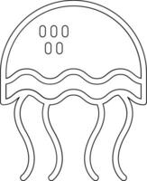 icône de vecteur de méduses