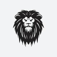 dessin de tête de lion vecteur