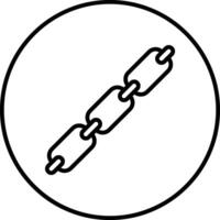 icône de vecteur de chaîne