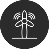 icône de vecteur d'énergie éolienne