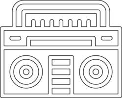 icône de vecteur de boombox