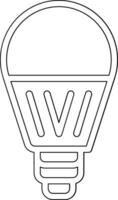 icône de vecteur de lampe led