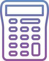 icône de vecteur de calculatrice