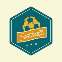 modèle de logo de football vectoriel