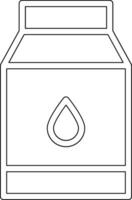icône de vecteur de lait