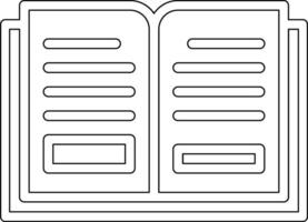 icône de vecteur de livre