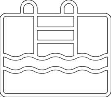 icône de vecteur de piscine