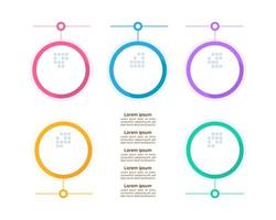 modèle de conception de graphique infographique de formes familiales alternatives. institution sociale. infochart vectoriel abstrait avec des espaces de copie vierge. graphiques pédagogiques avec séquence de 5 étapes. présentation visuelle des données