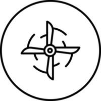 icône de vecteur d'hélice