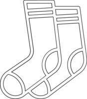 icône de vecteur de chaussettes