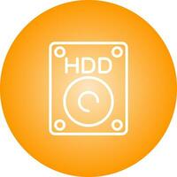 hdd vecteur icône