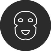 icône de vecteur de masque facial