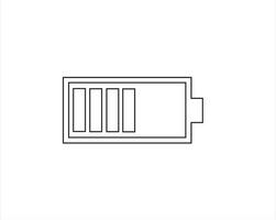 illustration de une batterie dans noir vecteur