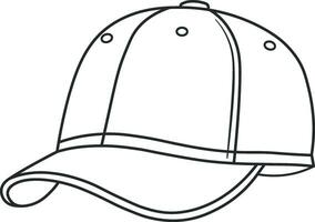 base-ball casquette vecteur illustration