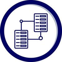 serveur espace de rangement vecteur icône