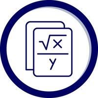 icône de vecteur de formule
