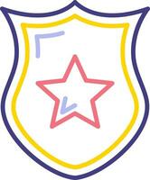 icône de vecteur de badge