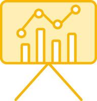 Statistiques présentation vecteur icône