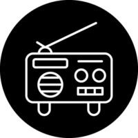 icône de vecteur radio