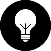 icône de vecteur d'ampoule