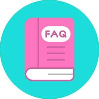 icône de vecteur de FAQ