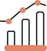icône de vecteur de graphique à barres
