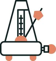 icône de vecteur de métronome