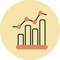 icône de vecteur de graphique à barres