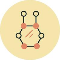 icône de vecteur de molécule
