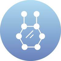 icône de vecteur de molécule