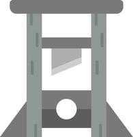 guillotine gris échelle icône vecteur