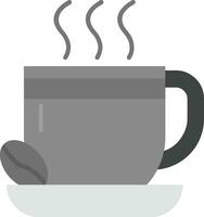 café gris échelle icône vecteur