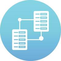 serveur espace de rangement vecteur icône