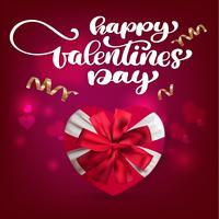 Happy Valentines Day Hand Drawing Vector lettrage design