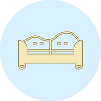 icône de vecteur de canapé