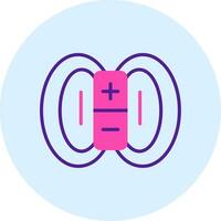 icône de vecteur de champ magnétique