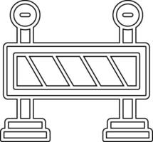 icône de vecteur de barrière
