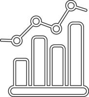 icône de vecteur de graphique à barres