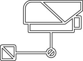 icône de vecteur de vidéosurveillance