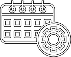 icône de vecteur de calendrier