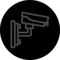 icône de vecteur de vidéosurveillance