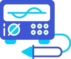 icône de vecteur d'oscilloscope
