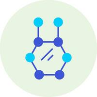 icône de vecteur de molécule