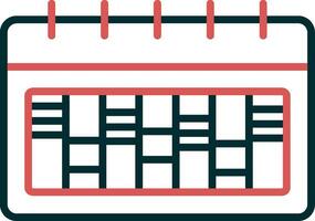 icône de vecteur de calendrier