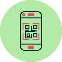 icône de vecteur de code qr